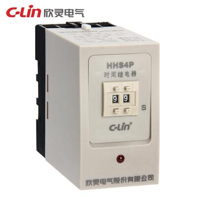 欣灵HHS4P时间继电器0.99S 9.9S 99S 99M二位数字式同JS14P