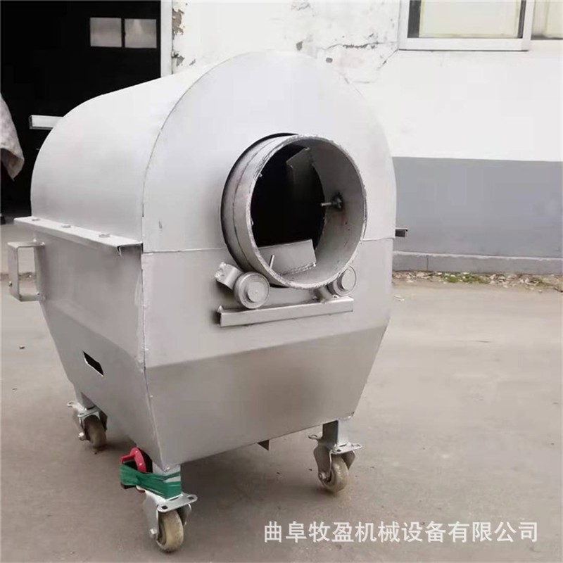 家用小型滚筒炒货机煤炭柴火加热干果翻炒机瓜子花生烘干机烤盘