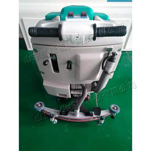 半自动洗地机 手推式596车l间工业地坪清扫机 Eectricfloorh w as