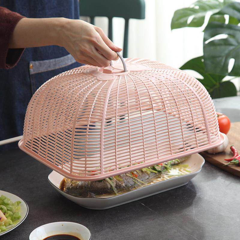 厨房餐桌食物罩防蝇饭菜罩长方形小号餐盖塑料点心水果罩盖菜罩子