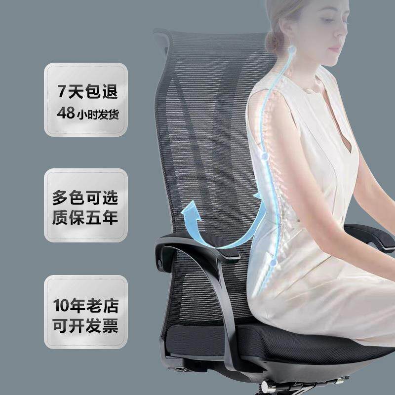 人体工学椅办公椅学生学习椅升降旋转椅小型书桌椅书房宿舍