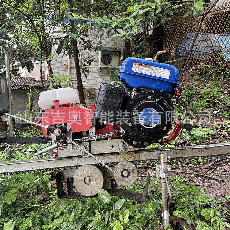 山地运输车大棚茶山农用茶园轨道单轨车丘陵爬坡货物搬运度假村