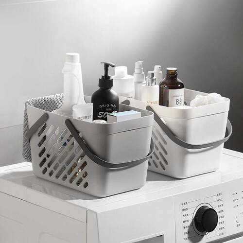 Portable Shower Caddy Basket Plastic Organizer Storage Tote0