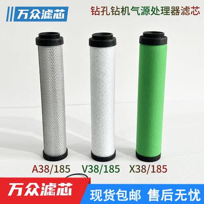 适用schmoll钻孔机主进气口过滤芯X38/185 A38/185 V38/185现货