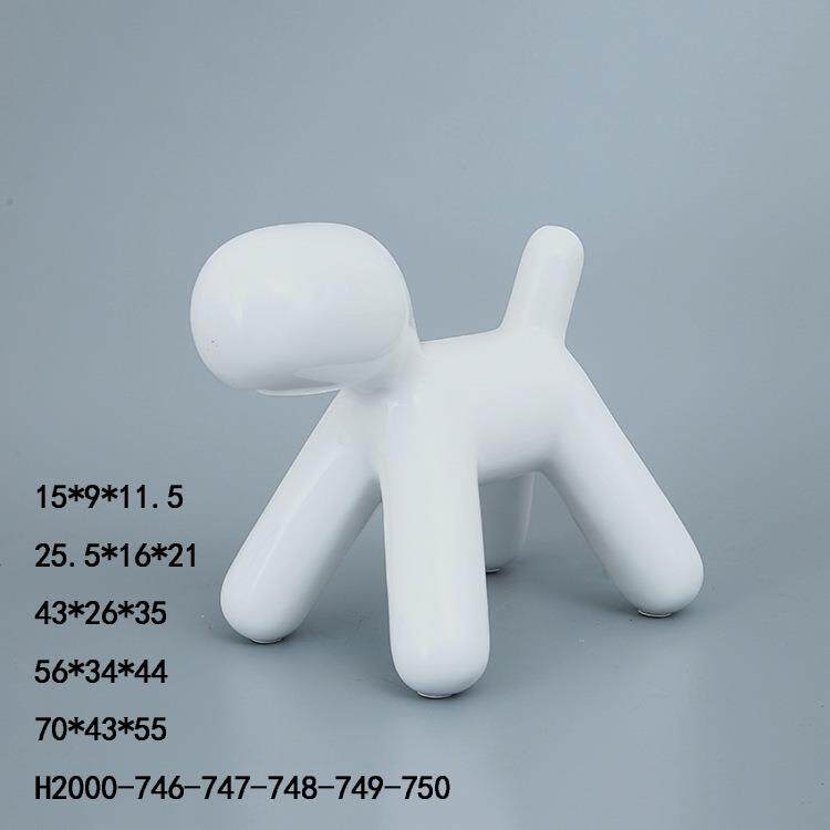 小木马现代家居摆件树脂工艺品儿童凳客厅儿童房装饰品749