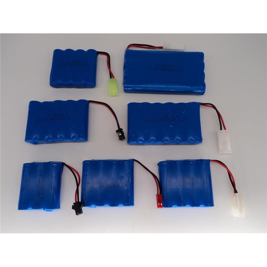 玩具车船充电电池组 3.6V 4.8V 6V 7.2V 9.6V 1600mah