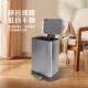 方形带盖垃圾桶不锈钢厨房客厅卫生间脚踏式 大容量家用厕所免脏手