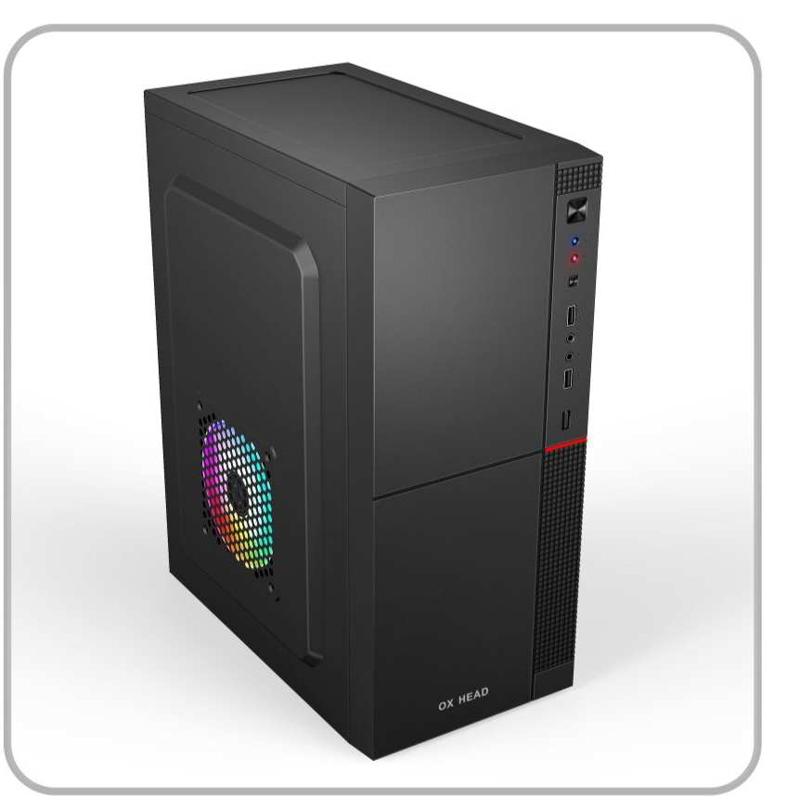 牛头精英商用办公家用游戏ATX台式机电脑支持大板大机箱USB3.0