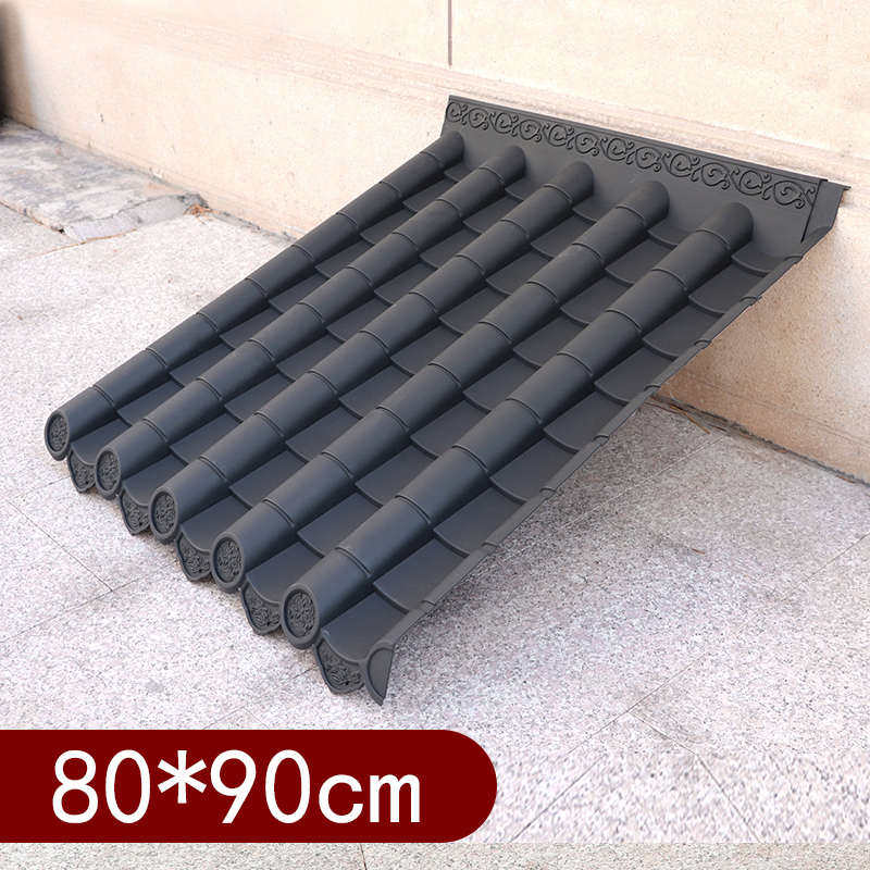 80*90cm中式古建塑料门头一体瓦房檐装饰仿小青瓦凉亭仿古瓦雨棚,基础建材,屋顶装饰瓦,淘宝优惠券,粉丝福利购,淘宝优惠卷
