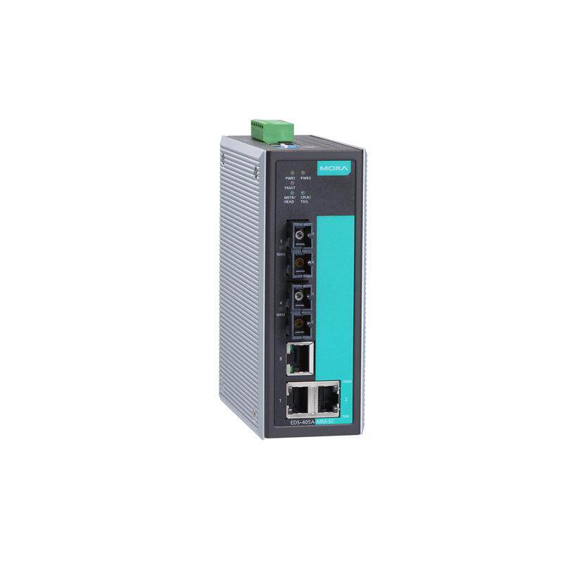 现货MOXA EDS-405A-MM-ST 工业交换机现货
