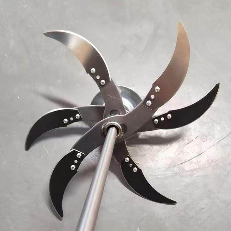 6刀片切草机粉碎机切菜塑料桶瓜喂鸡家禽养殖农村家用电钻改装diy