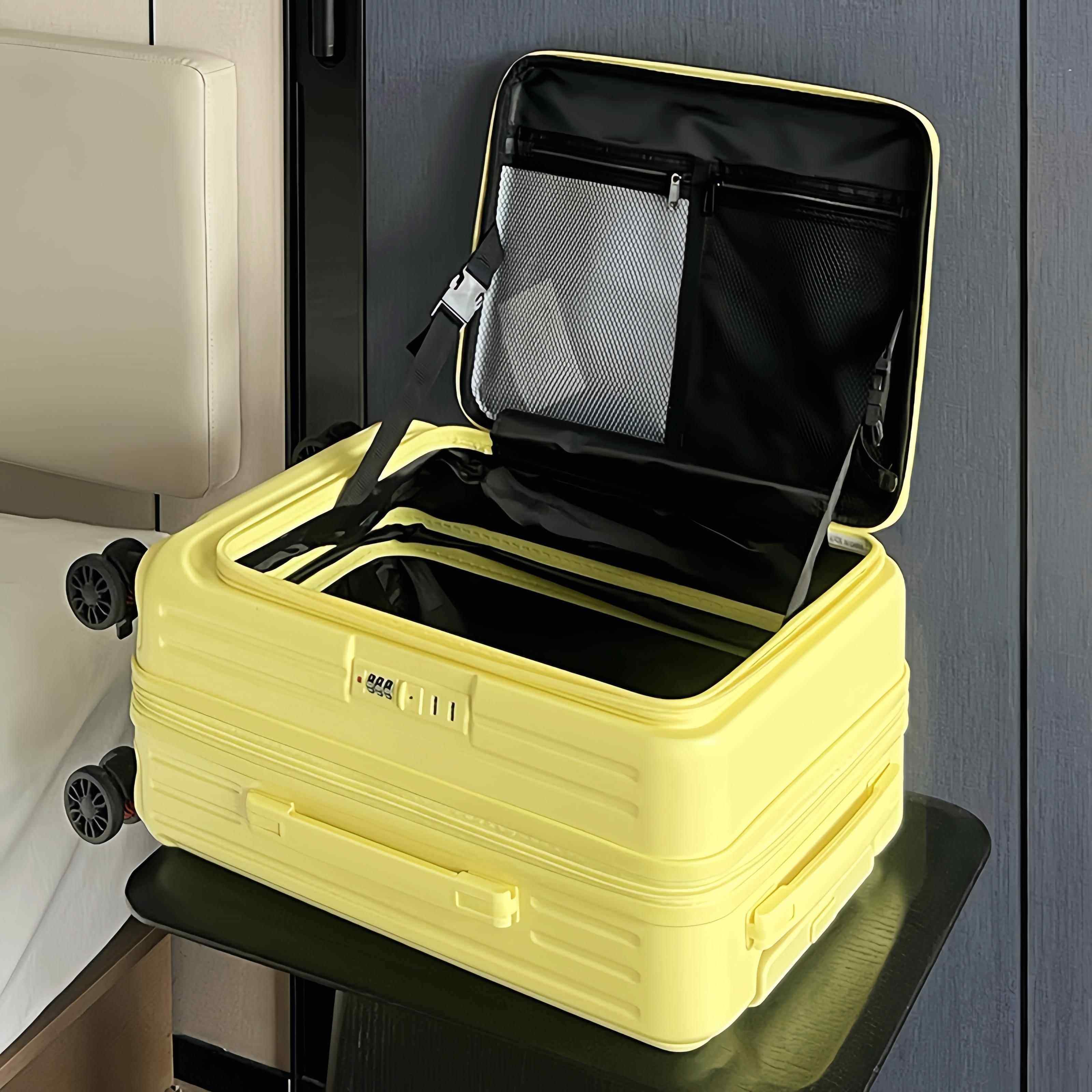 正品2025新款深容仓展侧开旅行箱大量行李箱可扩拉杆箱登女机密码