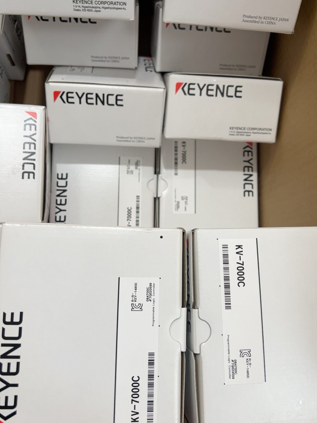 全新22年+基恩士+模块+KV-7000C+，实物图，23年