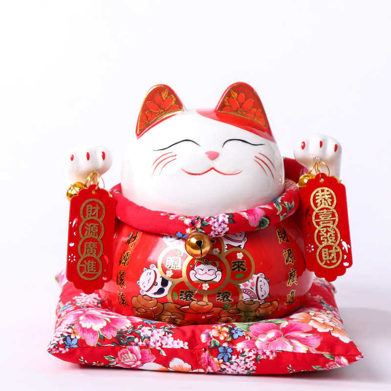 7寸招财猫摇手储钱罐摆件家居饰品文创公司来样来料设计定制礼品,节庆用品/礼品,储蓄罐,淘宝优惠券,粉丝福利购,淘宝优惠卷