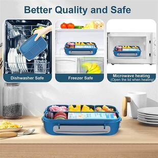 81oz Lunch Box Bento Box Lunch Containers for Adult/Kid/Todd