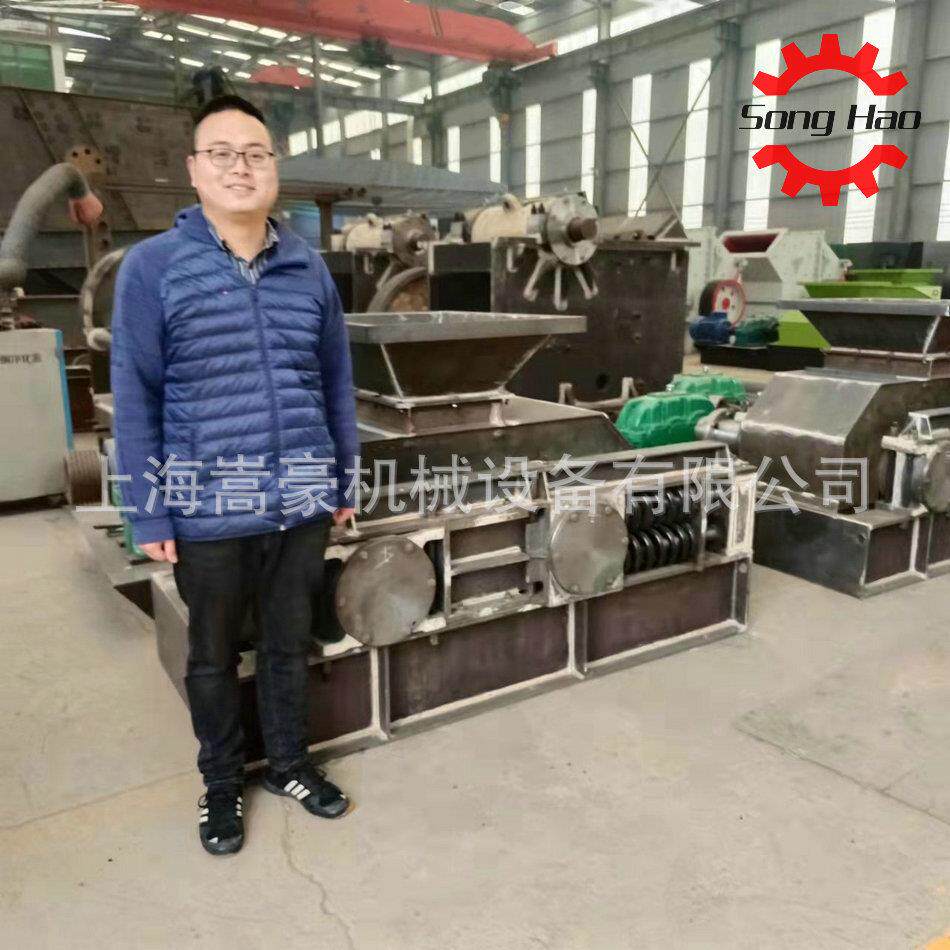 现货直供2PG750*500对辊破碎机 双电机减速机联轴器直驱高效稳定