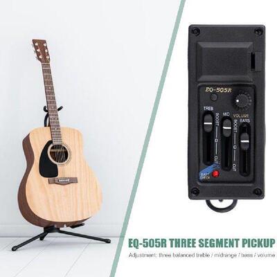 Musical Acoustic Guitar EQ Preamp Pickup Kit Musical Piezo