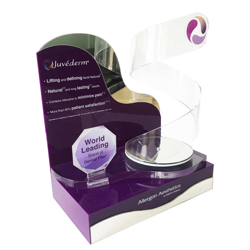 亚克力展示架商品陈列置物架有机玻璃自动旋转展示架亚加力展览架