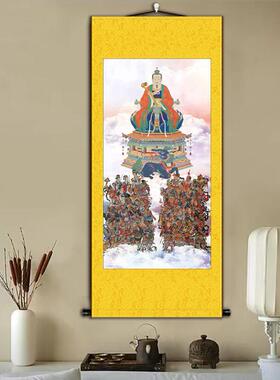 雷祖挂画九天应元雷声普化天尊挂画雷部众将宣纸画玄关客厅卷轴画