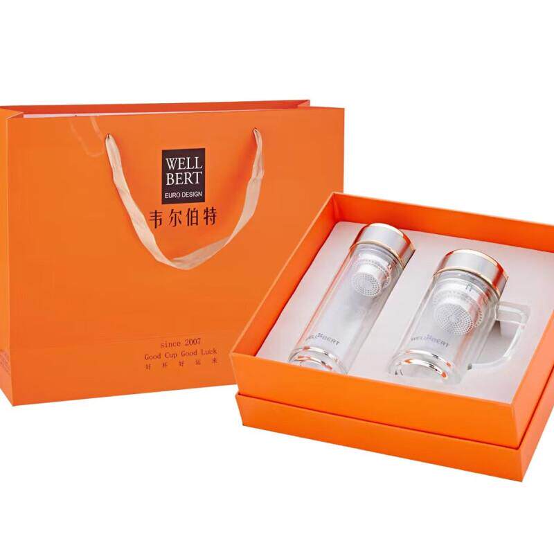韦尔伯特 WELL BERT奔富玻璃杯套装带茶隔WTO-30350