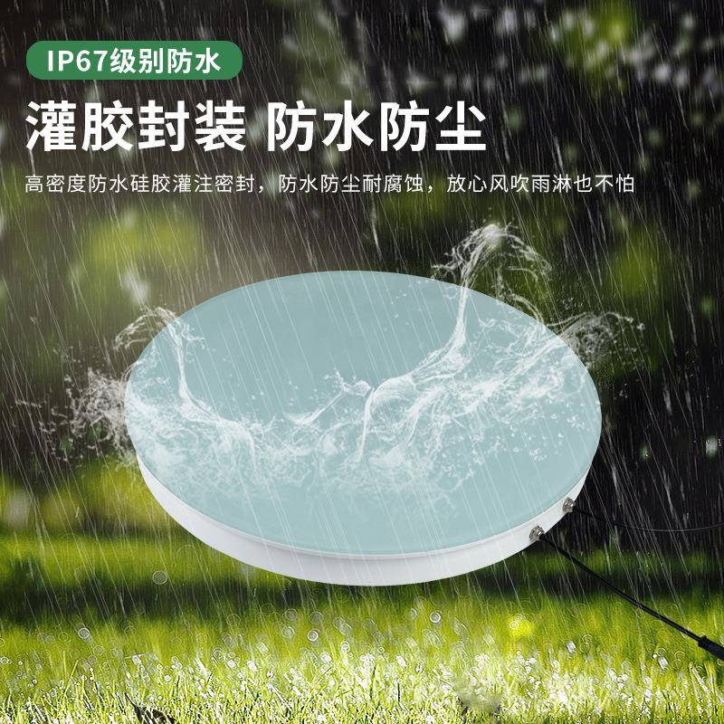 LED圆形重力感应地砖灯户外发光音乐跑马互动防水亮化耐用室内