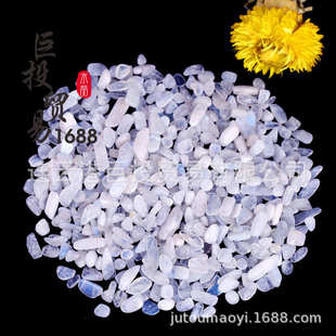 饰斯里兰卡月光画石壁碎石石子电商跨境粘贴白moonstone 月光蓝装