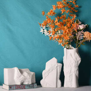 ins北欧创意陶瓷花器摆件插花水培花瓶家居客厅酒店样板间装 饰品