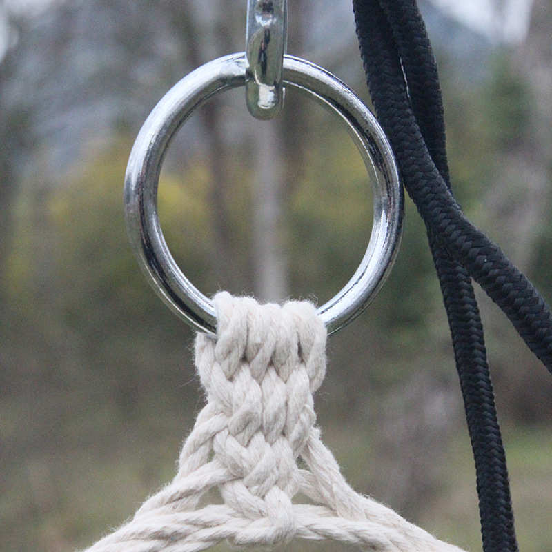 用品吊 状 批发吊床 做休闲户外加粗庭院绳网吊床定棉露营用品椅