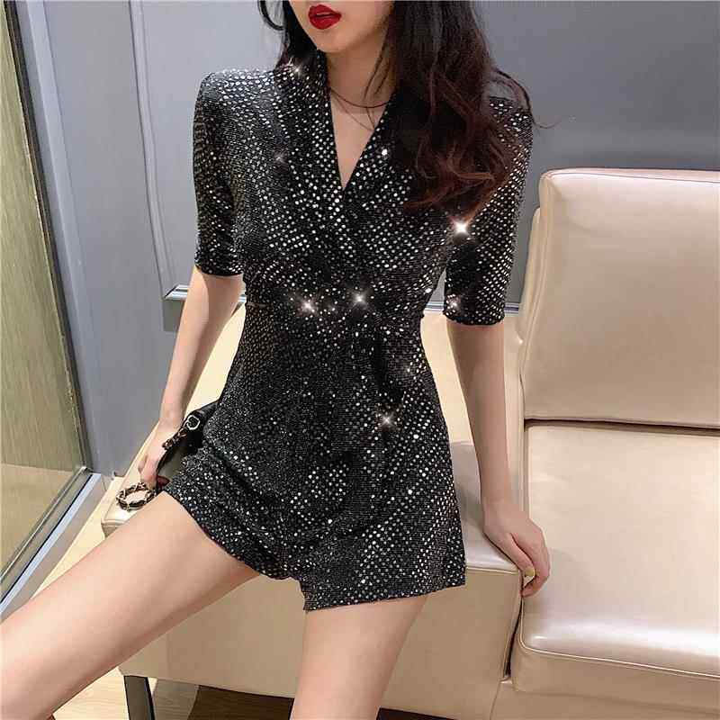 新款韩版dj士舞蹈服装夜店片酒女歌手爵ds演吧出服新款性感领舞亮