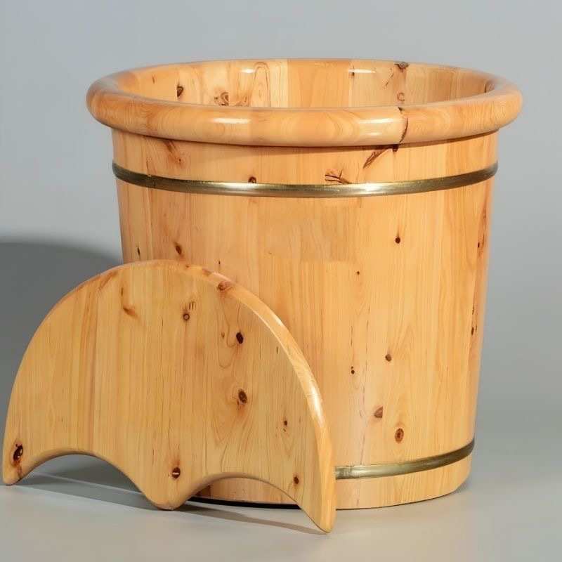 泡脚木桶家用实木木质足浴桶厂家一件批发恒温洗脚盆养生泡脚桶