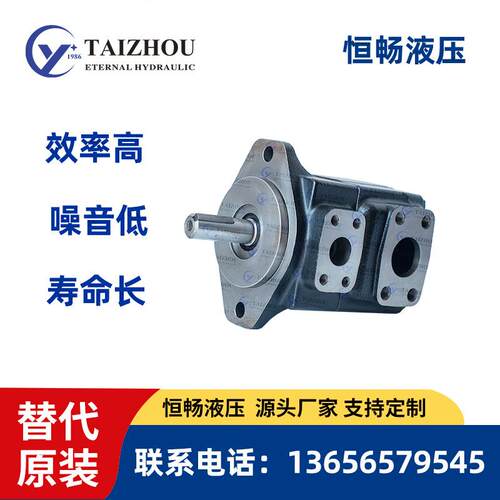 丹尼逊Denison T6C T6D T6E 液压单联泵双泵泵芯柱销式高压叶片泵
