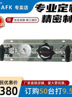 双球阀二级减压装置2.5mpa压力可调316L材质BA级