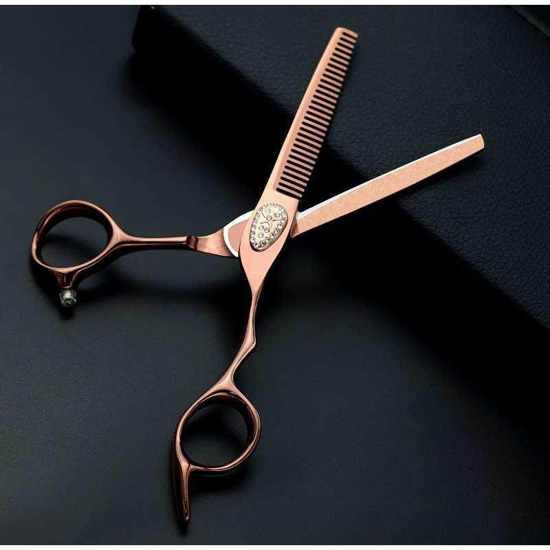 厂家批发 玫瑰金色6寸高档手型款发廊理发剪刀平牙剪专业美发剪刀,居家日用,美发刀剪,淘宝优惠券,粉丝福利购,淘宝优惠卷