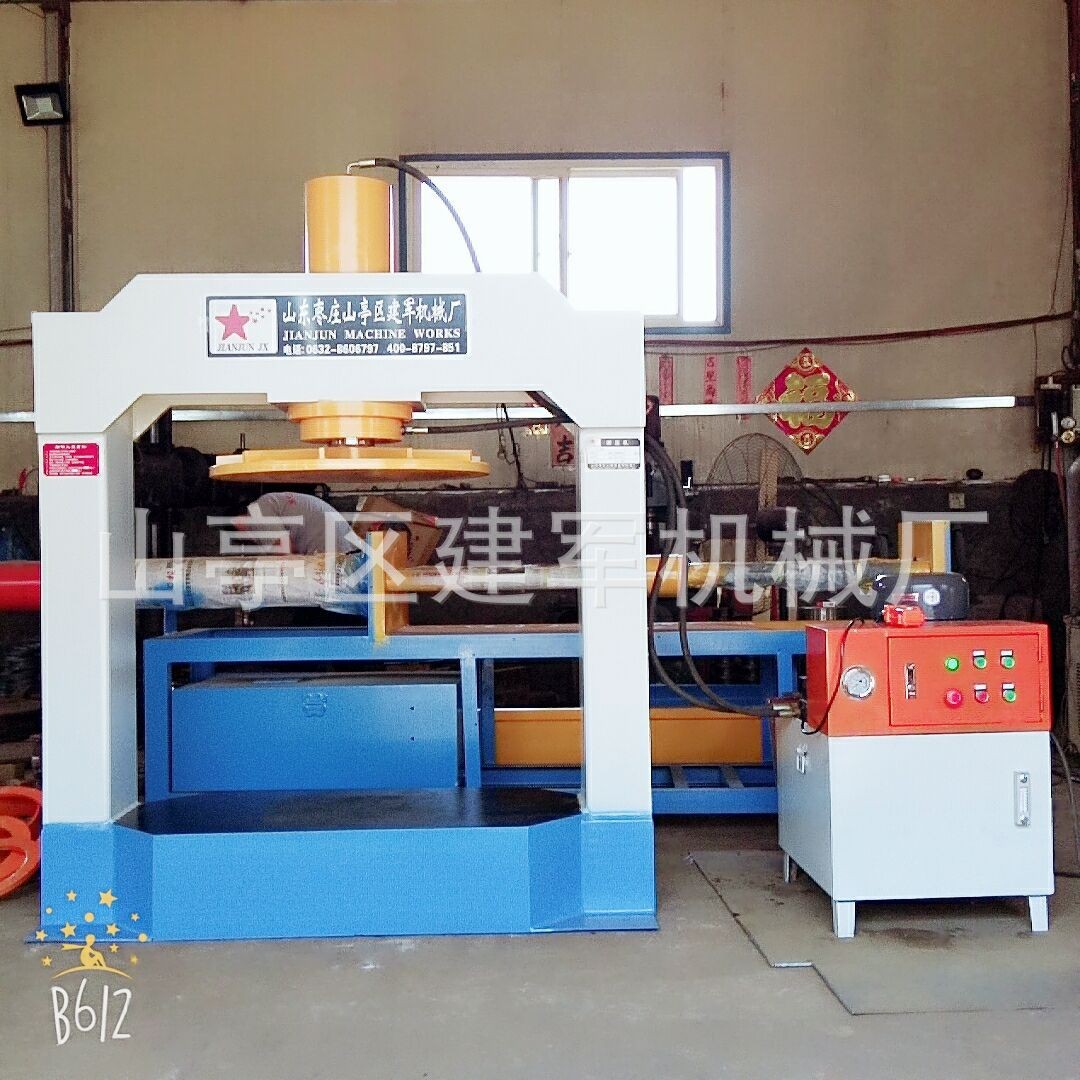 供应实心轮胎压胎机手动液压龙门拆装机