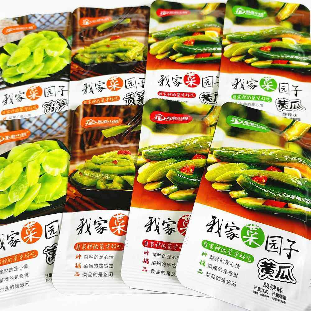 石磨小镇我家菜园子250g贡菜黄瓜莴笋酸辣味小包装下饭菜小菜即食