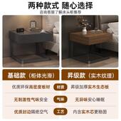 简床头柜现代卧款 室家用轻FPJ奢高级感约酒店收纳柜悬浮简易新置