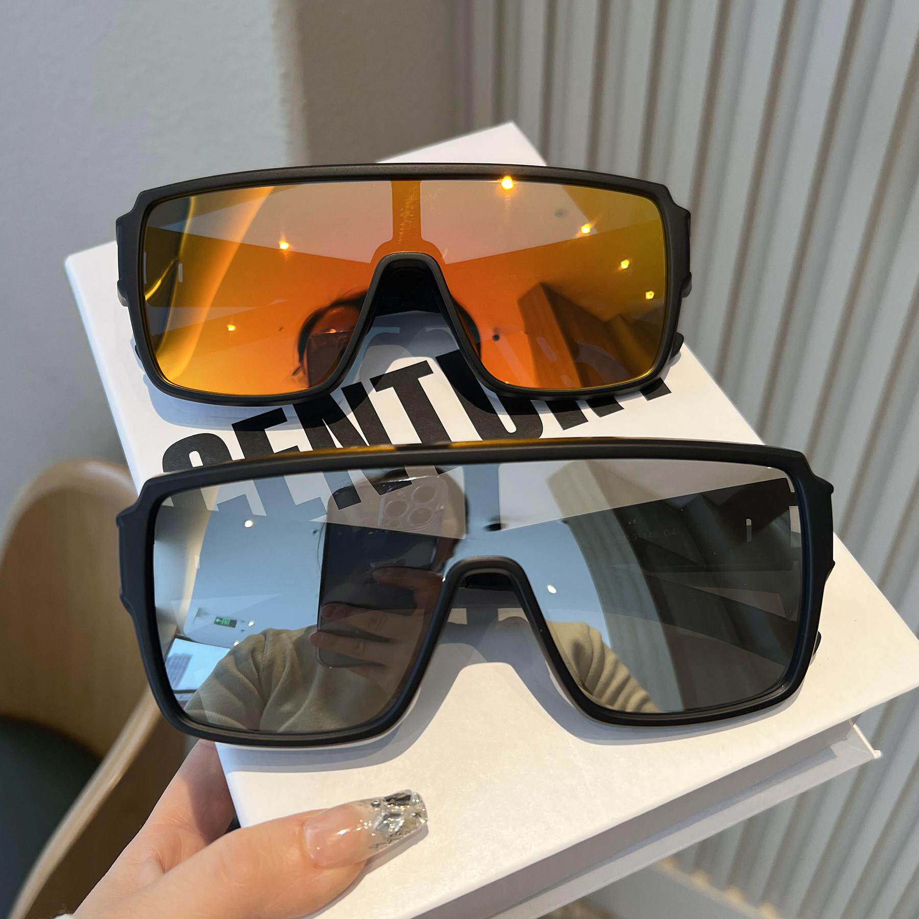 超大框偏光墨镜男女遮脸显瘦可套近视太阳眼镜户外运动登山骑行眼