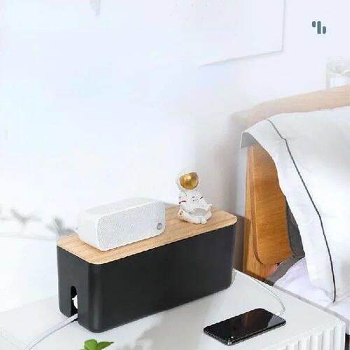 Cable Storage Box, Network Line Storage Bin, Desktop Bag,