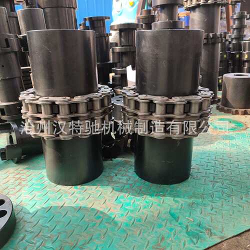 GL型链条联轴器罩壳齿轮链条电机连接器KC5018双排滚子链连接器