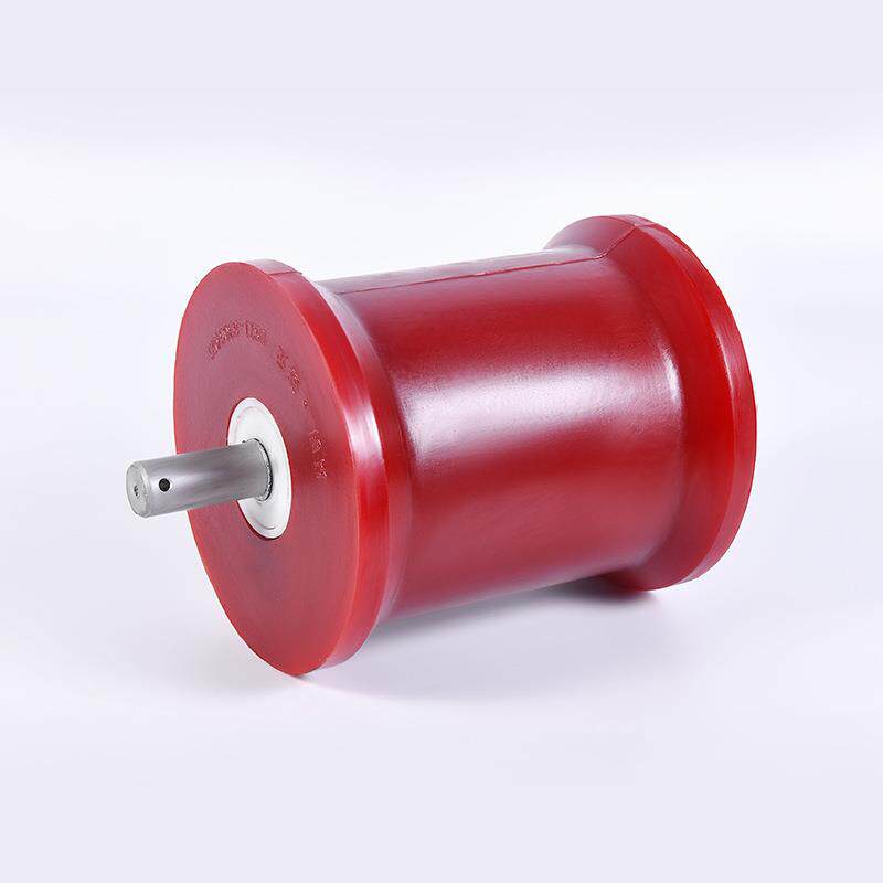 地辊DG-4厂家FTI直量矿山聚辊氨酯地钢绳托辊钢供丝绳托辊大从优