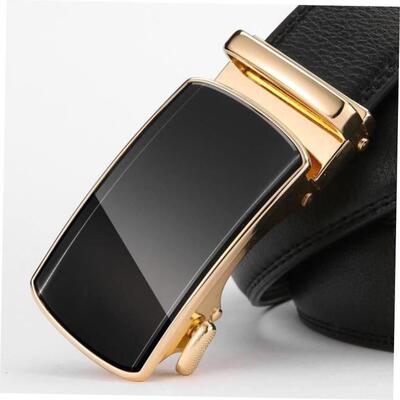 Mens Waist Belt Men Belts Leather Man For Jeans Black Male