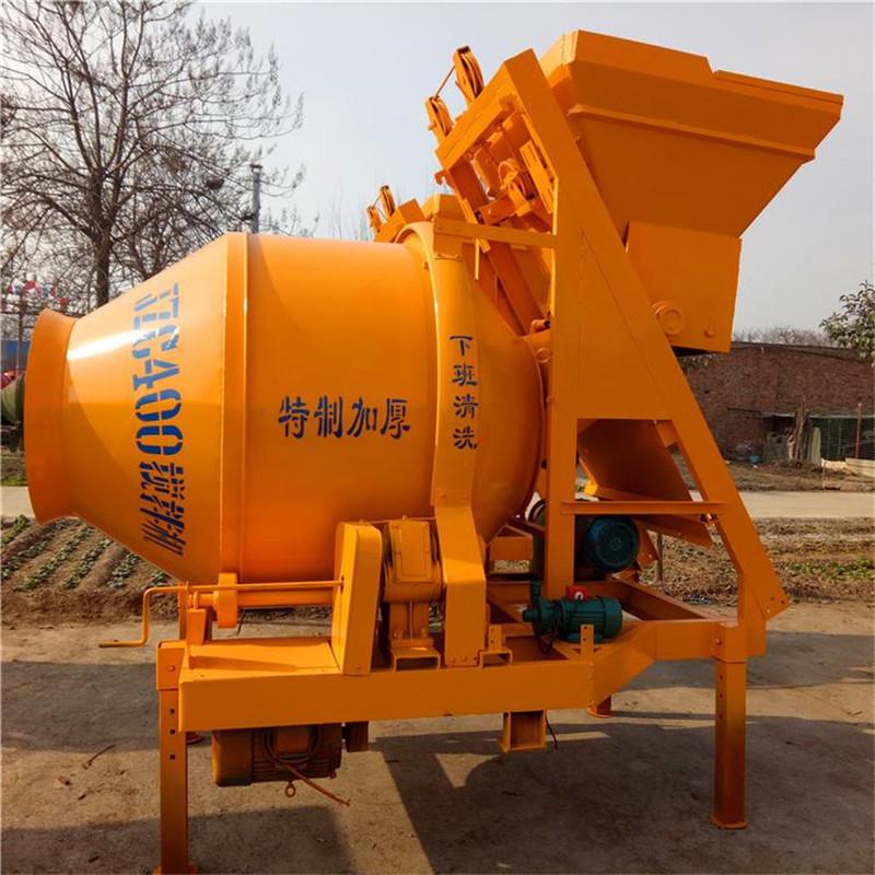 爬斗式滚搅拌建机动砂PKF浆混凝土拌料机筑工筒地移用搅拌罐