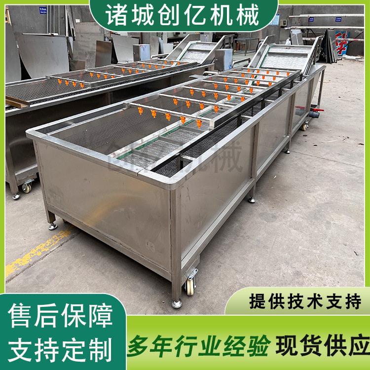 现货樱桃气泡翻浪式清洗机设备龙眼桂圆全自动气泡喷淋清洗机
