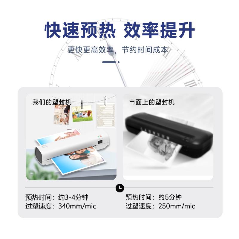 迷你照片塑机办公用覆封膜相过仍旭#832小胶机型过塑片机层压机