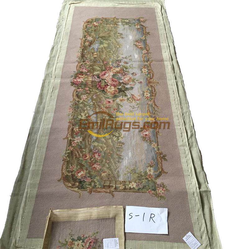 手工丝毛绒绣沙发套Needlepoint纯羊毛古典卧室家具
