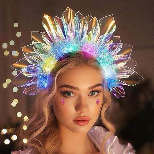 LED Headband Light Up Headband Glow In Dark Party Supplies