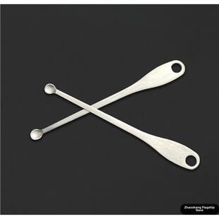 成人老式 薄边挖耳勺家用掏耳勺薄口八十年代不锈钢圆头耳扒扣耳勺