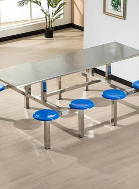 桌椅组合景点区生景水休息椅员工UIL食堂学校学椅快店餐工地饭堂