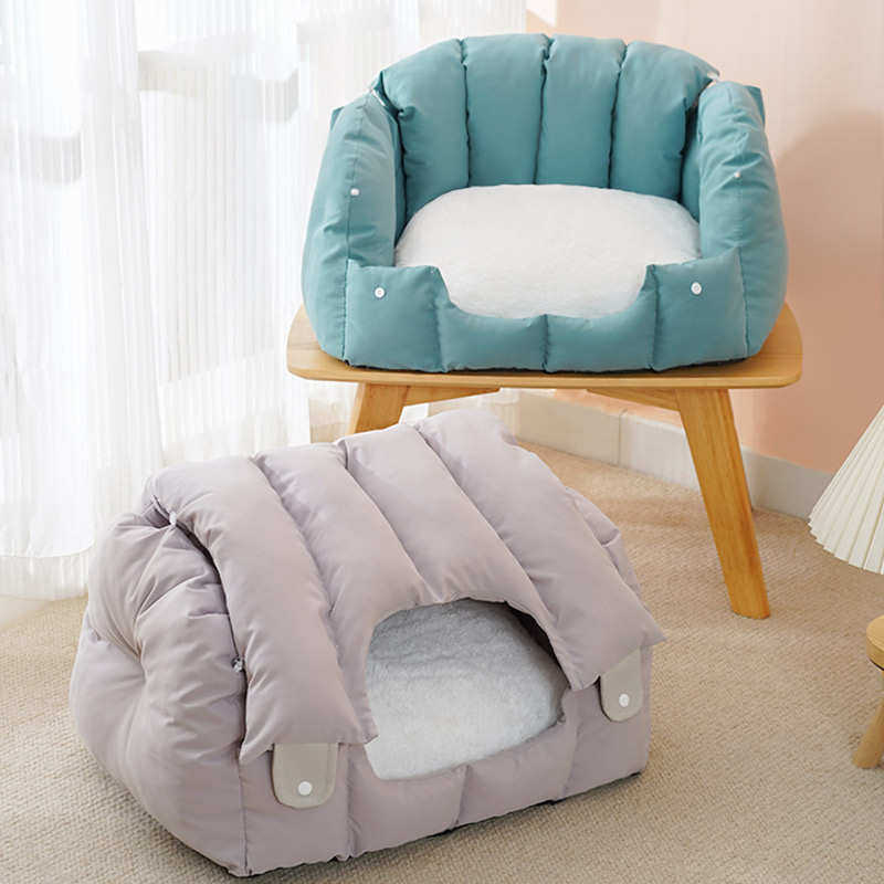 两用拱形猫窝全封闭保暖猫窝柔软舒适沙发宠物窝猫狗通用可变形,宠物/宠物食品及用品,猫窝/屋/帐篷/沙发,淘宝优惠券,粉丝福利购,淘宝优惠卷