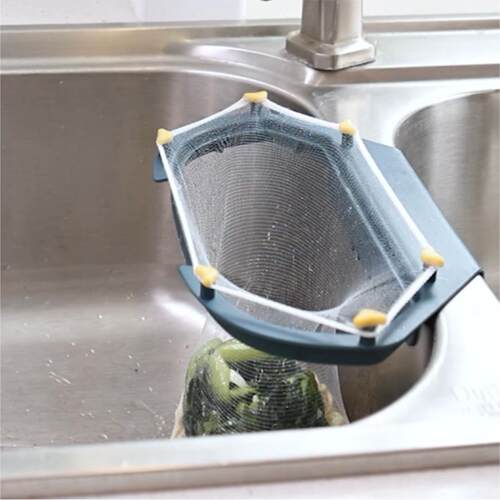 Kitchen Sink Garbage Filter, Triangular Disposable Drain Bas
